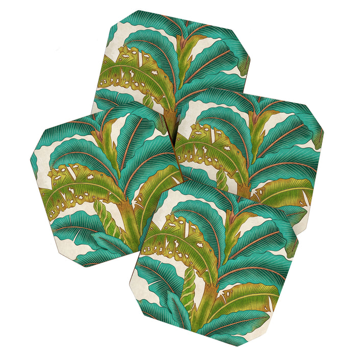 PlantainTree A : Minhwa-Korean traditional/folk art Coaster Gallery Image 1