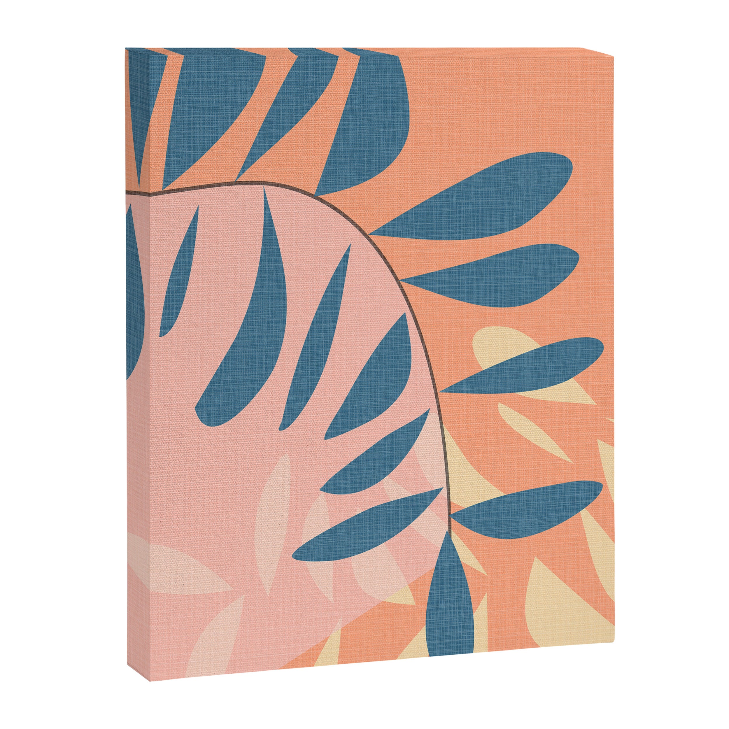 Abstract Blue Branch Canvas Print Gallery Image 8