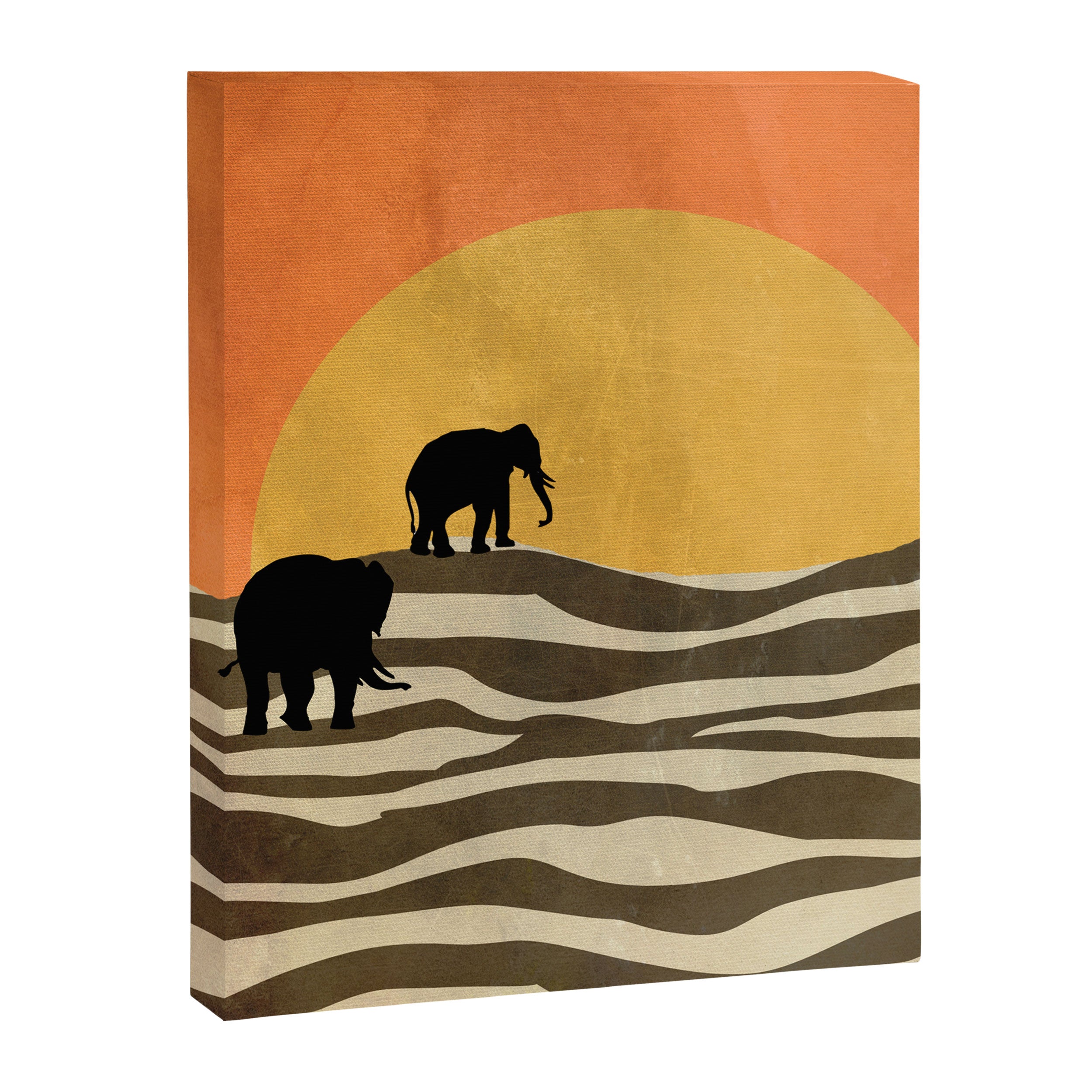 African Sunset Canvas Print Gallery Image 8