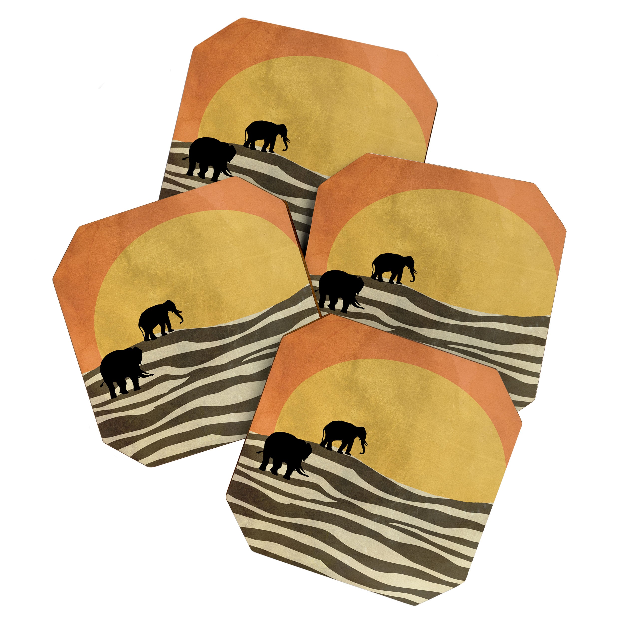 African Sunset Coaster Gallery Image 1