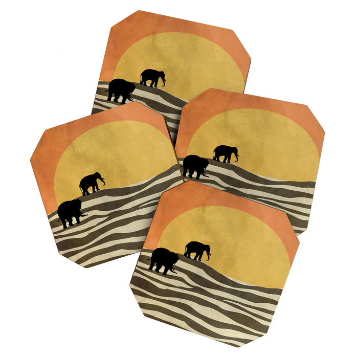 African Sunset Coaster Gallery Image 1