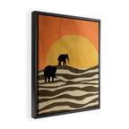African Sunset Framed Canvas Print Gallery Image 2