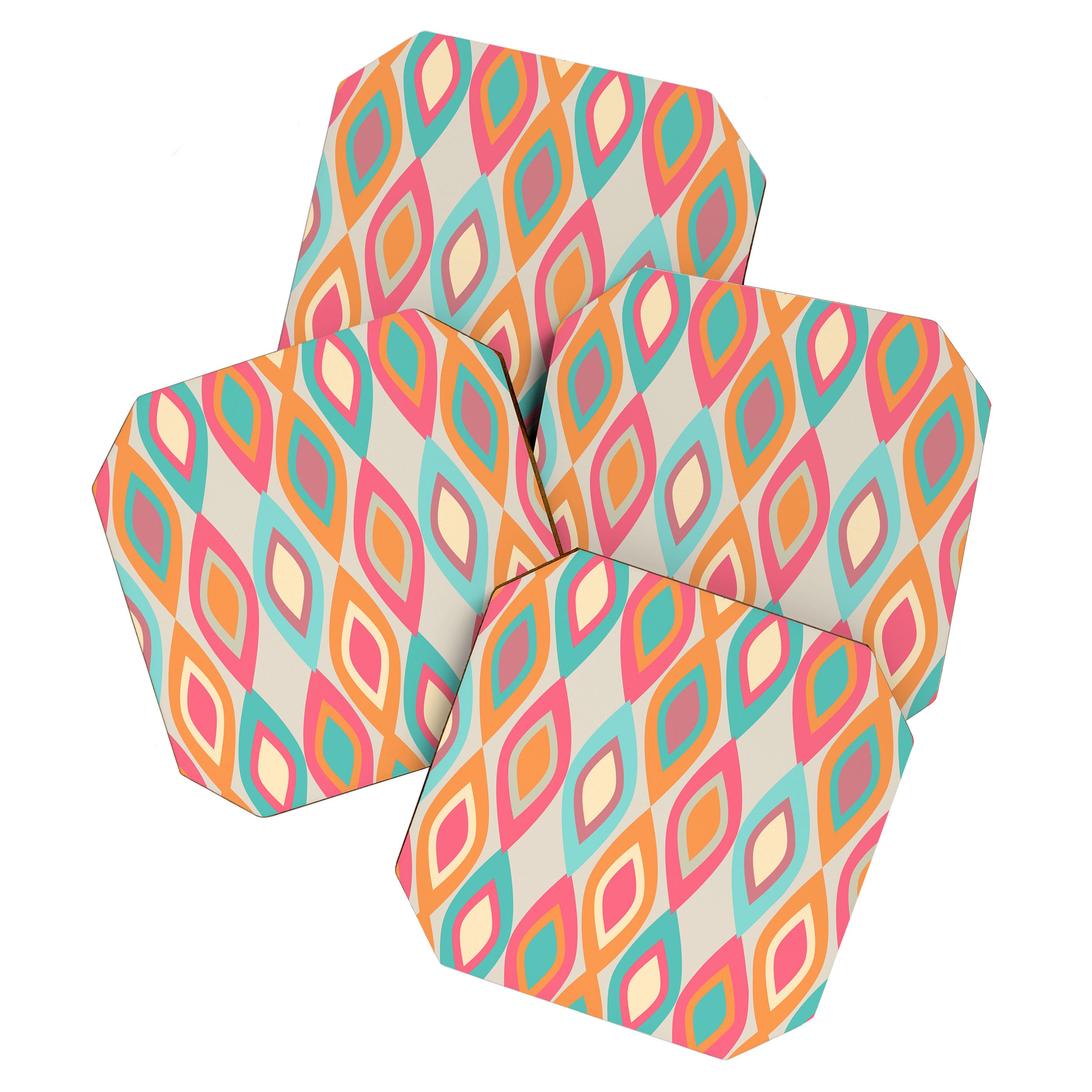 Alegre Midcentury Modern Coaster Gallery Image 1