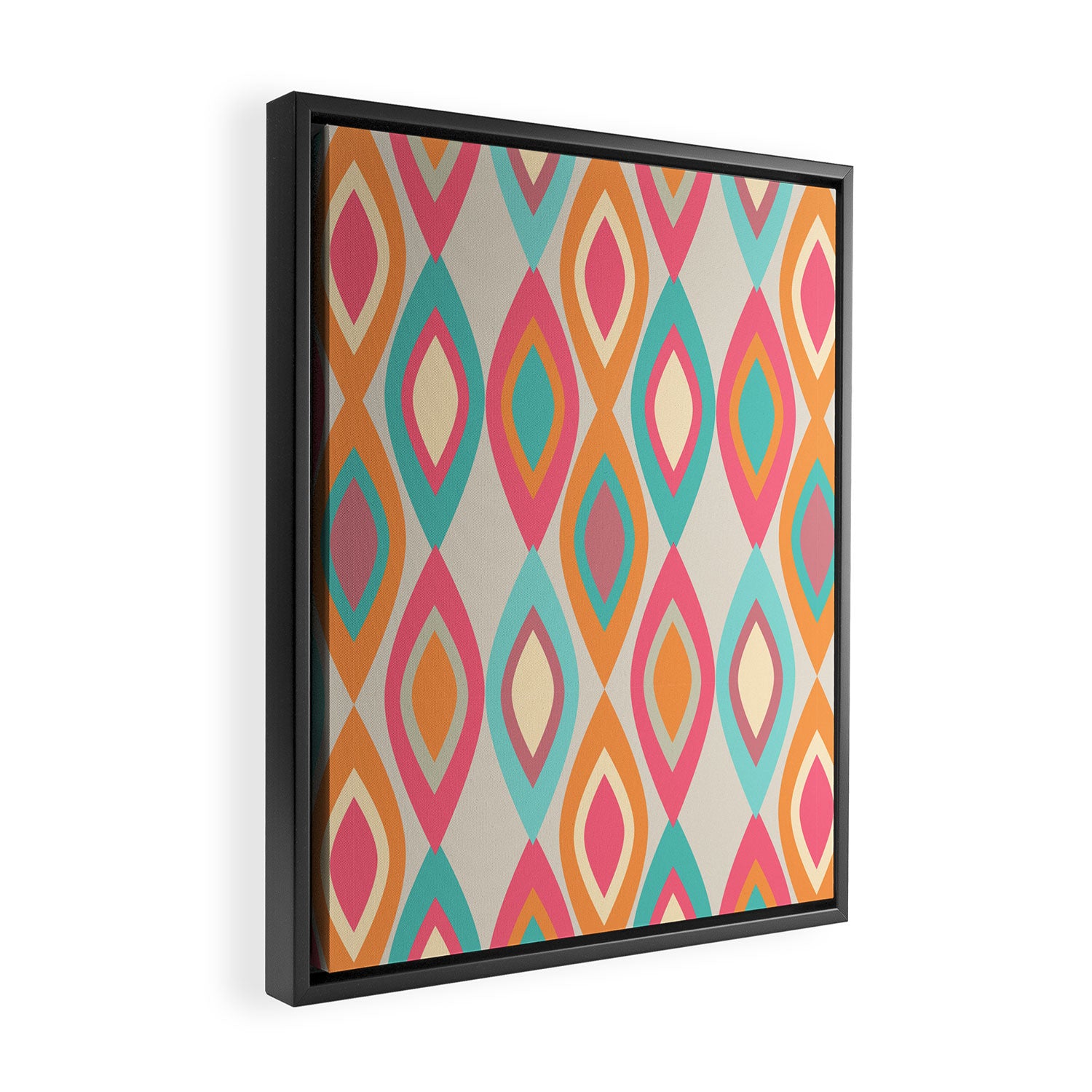 Alegre Midcentury Modern Framed Canvas Print Gallery Image 2