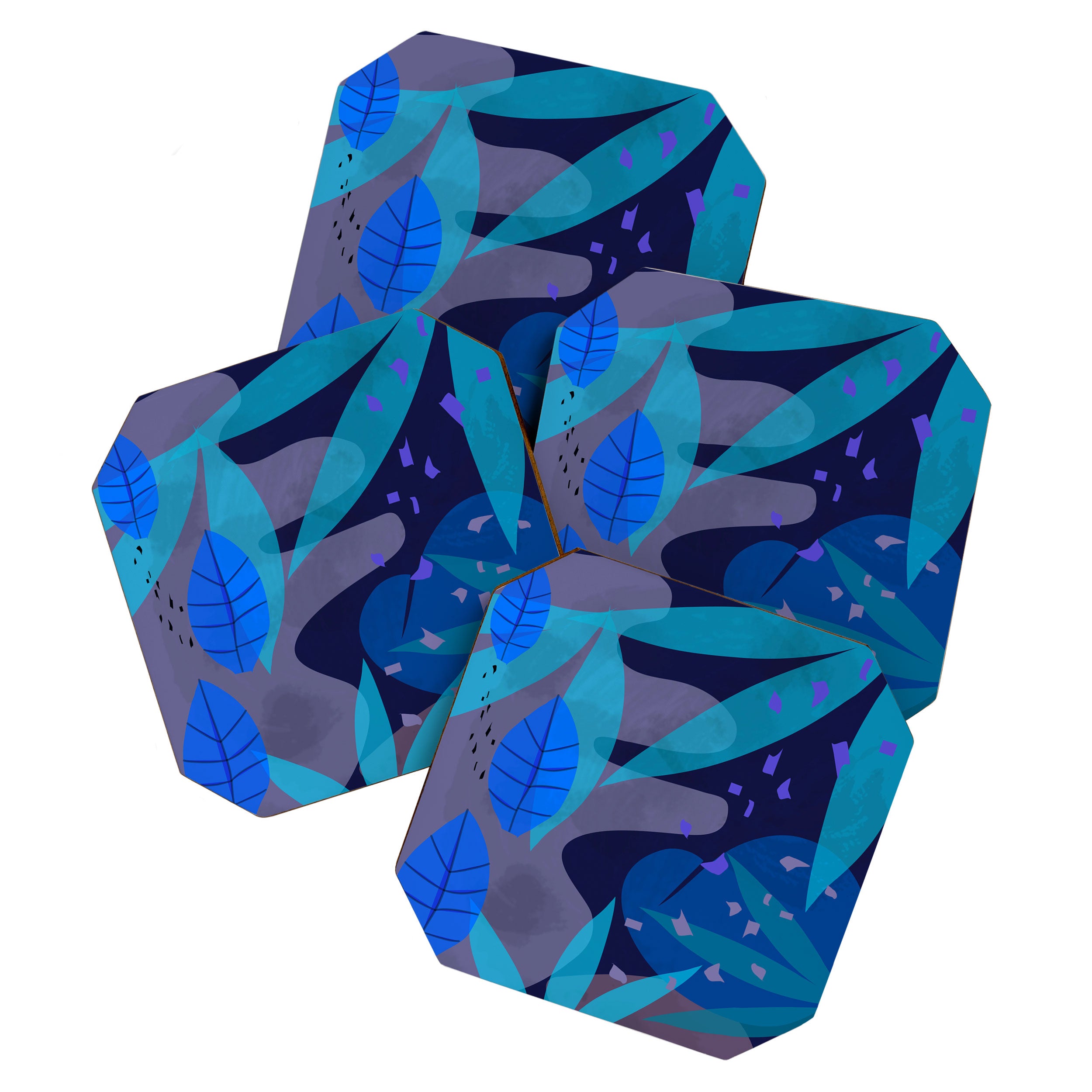 Botanika 6 Blue Coaster Gallery Image 1