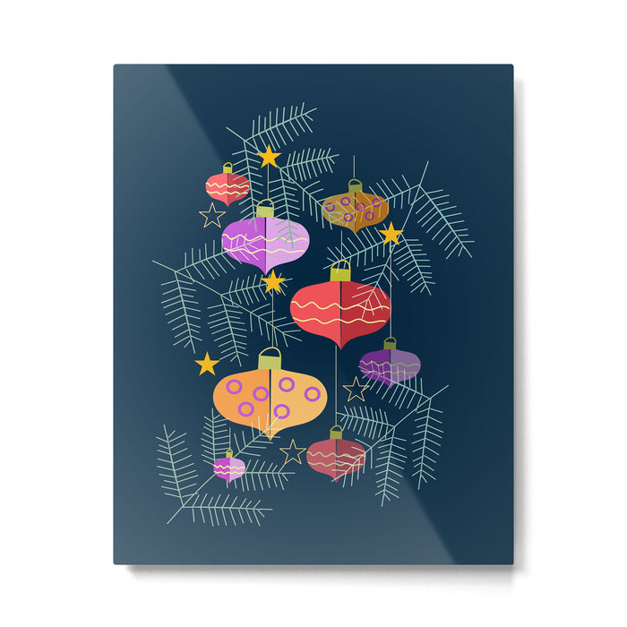 Christmas Decorations Metal Print Gallery Image 1