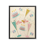 Cin Cin - Happy Party Framed Canvas Print Gallery Image 8