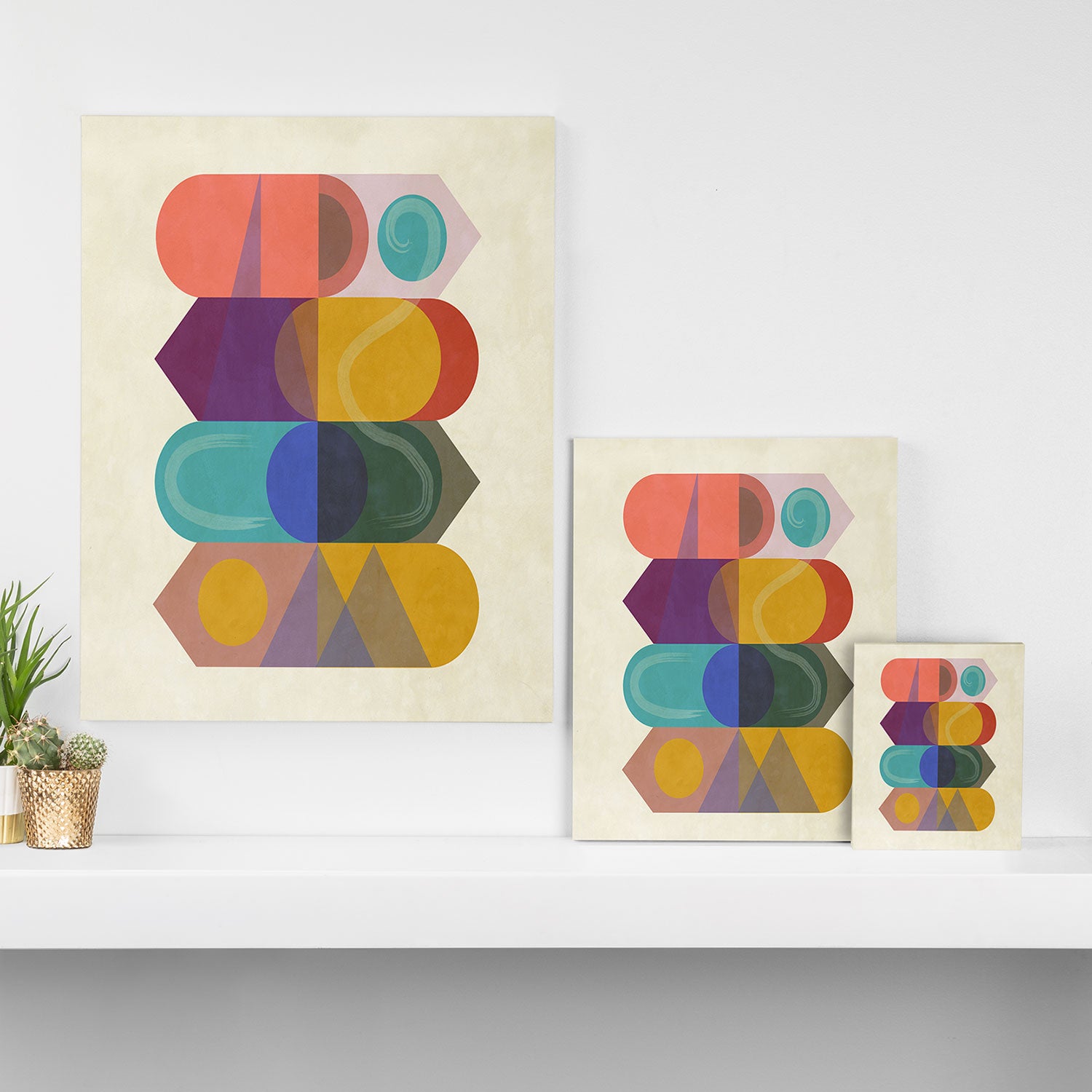 CITY TOTEM #society6 #buyart Canvas Print Gallery Image 3