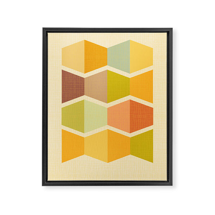 Cubix Framed Canvas Print Gallery Image 1