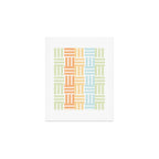 Grid on Pastels Art Print Gallery Image 1