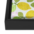 Lemons in Bloom Framed Canvas Print Gallery Image 3