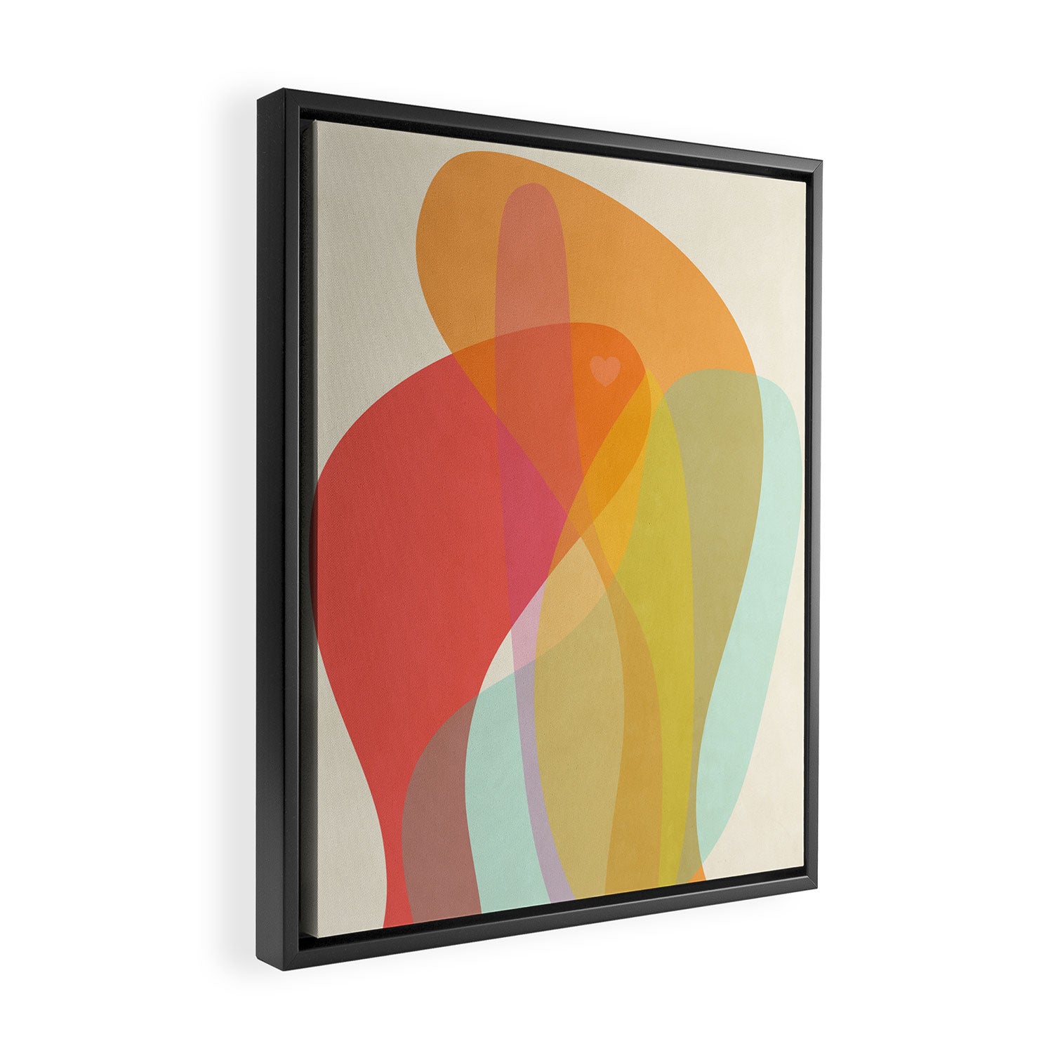 Love has no color Framed Canvas Print Gallery Image 2
