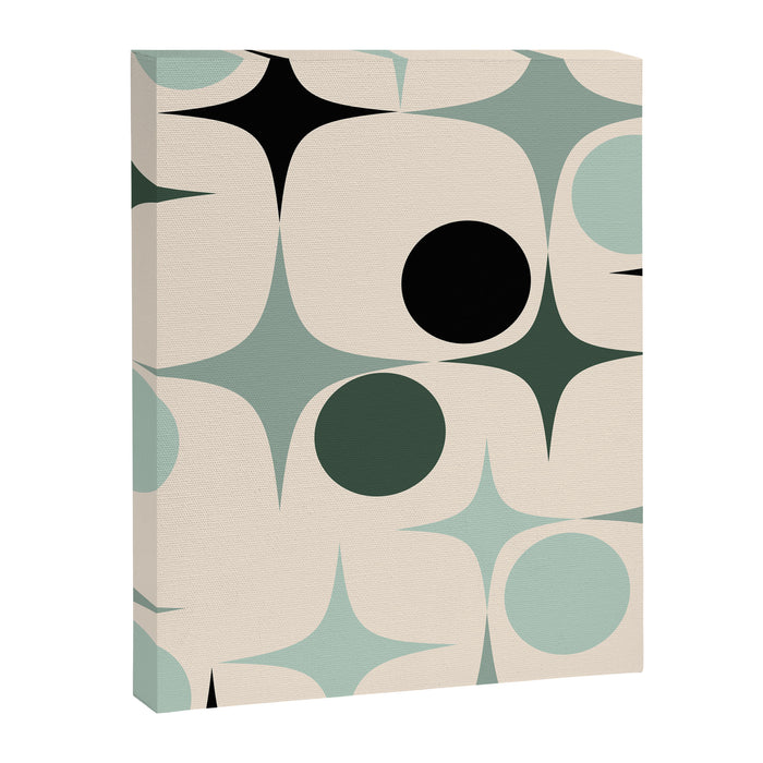 Modern Retro Geo Canvas Print Gallery Image 1