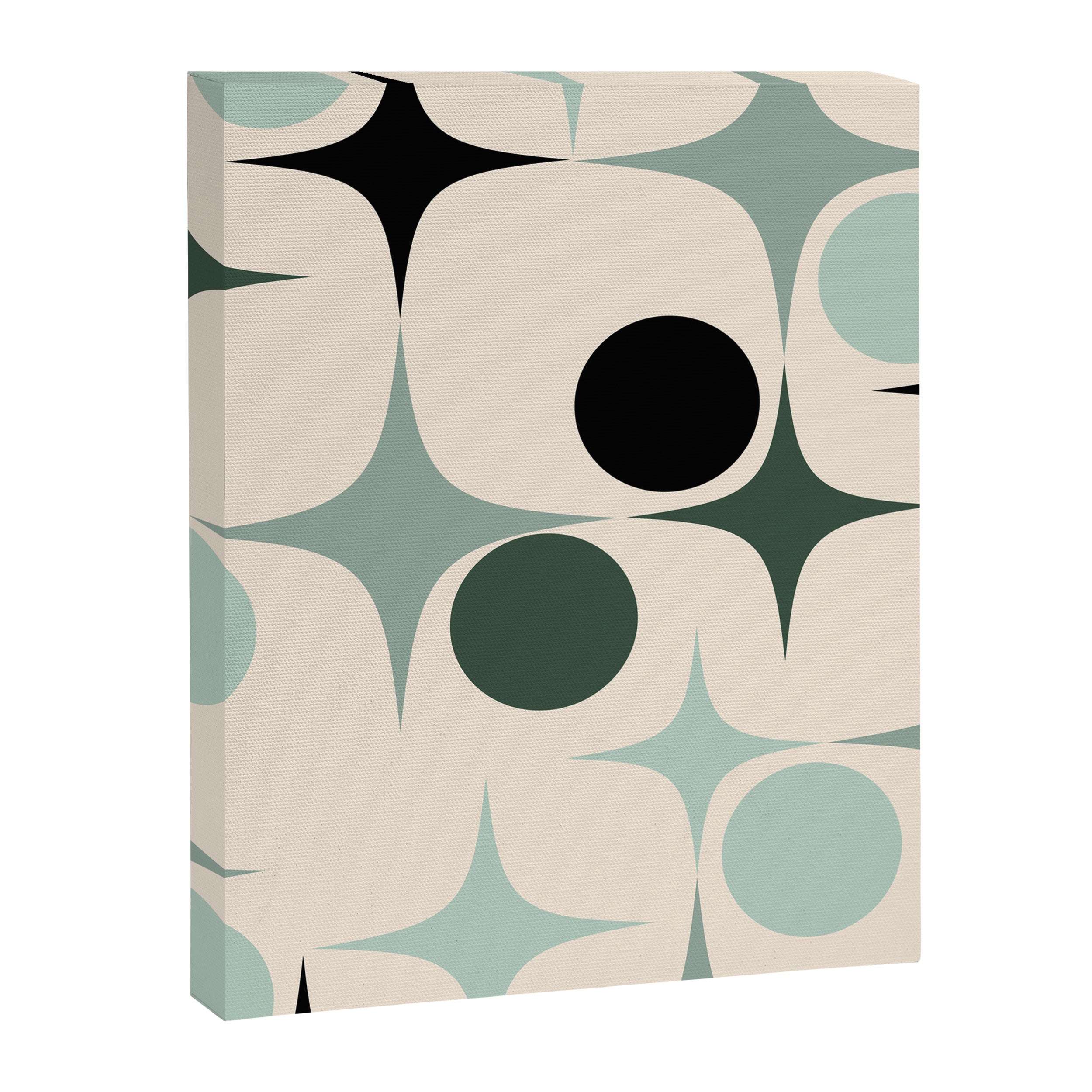 Modern Retro Geo Canvas Print Gallery Image 8