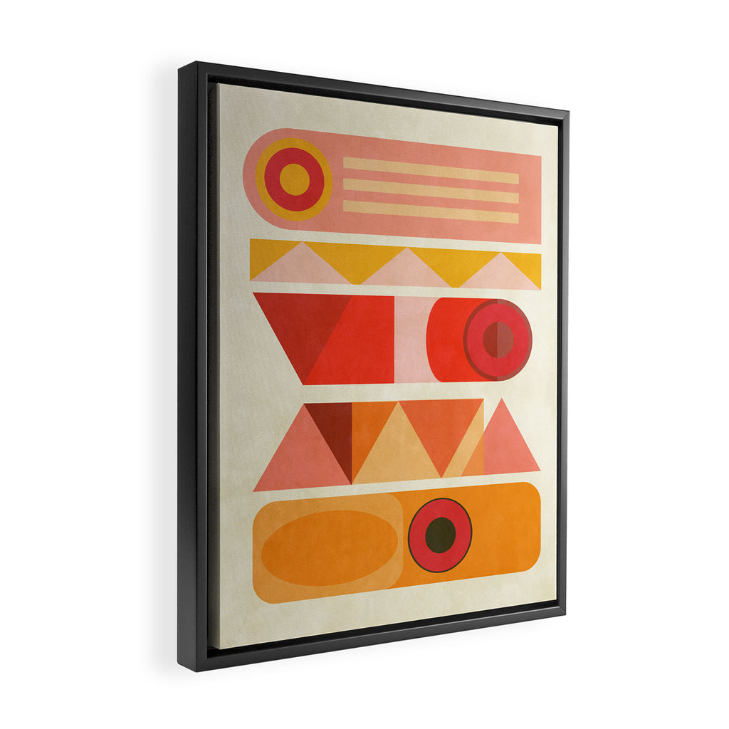 Modern Totem 9 Framed Canvas Print Gallery Image 2