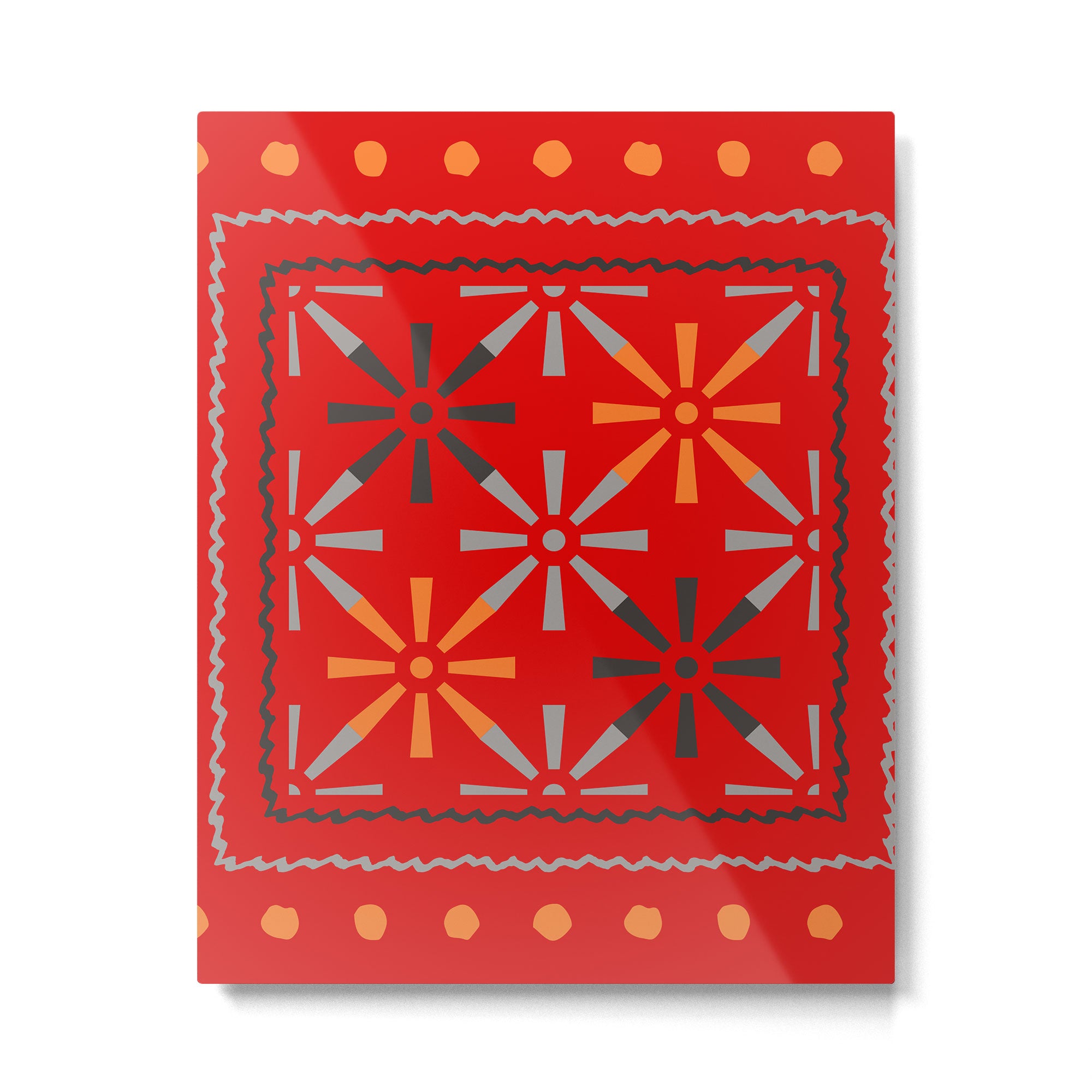 Nativo Red Metal Print Gallery Image 6
