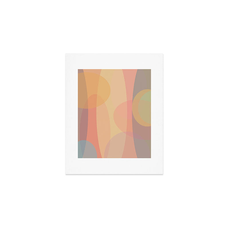 Pastel Abstract Art Print Gallery Image 1