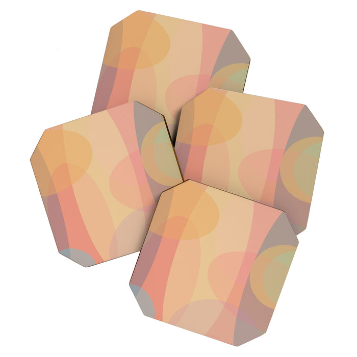 Pastel Abstract Coaster Gallery Image 1