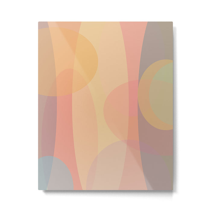 Pastel Abstract Metal Print Gallery Image 1