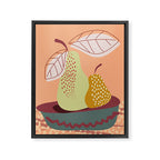 Pears abstract still life Framed Canvas Print Gallery Image 8