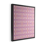 Pink Asymetrical Geometric Framed Canvas Print Gallery Image 2