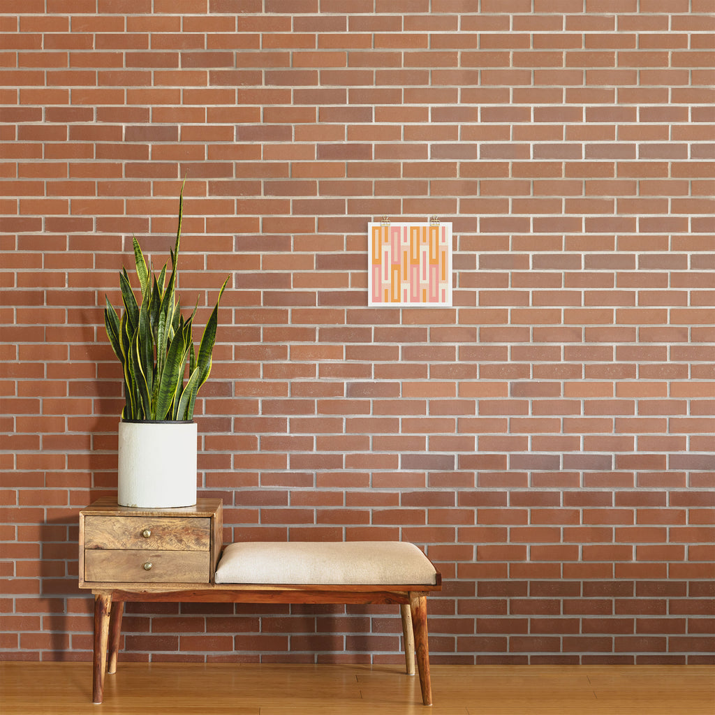 Rectangular Color Blocks In Soft Pastel Tones Art Print Gallery Image 2