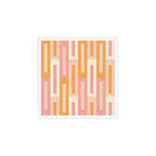 Rectangular Color Blocks In Soft Pastel Tones Art Print Gallery Image 1