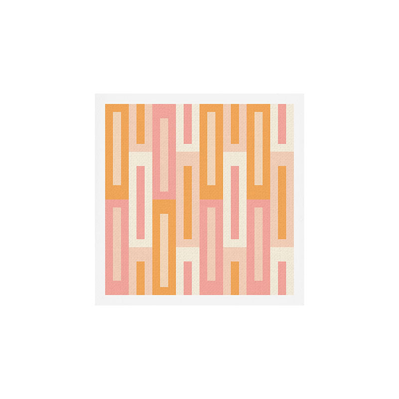 Rectangular Color Blocks In Soft Pastel Tones Art Print Gallery Image 1