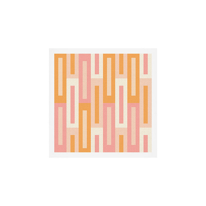 Rectangular Color Blocks In Soft Pastel Tones Art Print Gallery Image 1