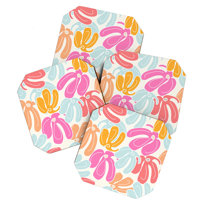 Retro Floral Spring Coaster Gallery Image 1