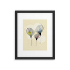 Retro Minimal Flowers Framed Art Print Gallery Image 5