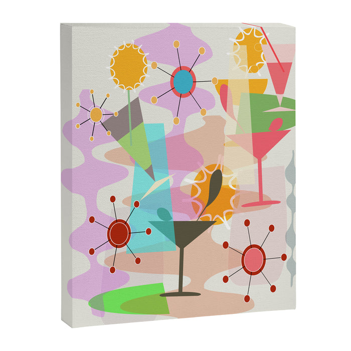 Retro Summer Party Canvas Print Gallery Image 1