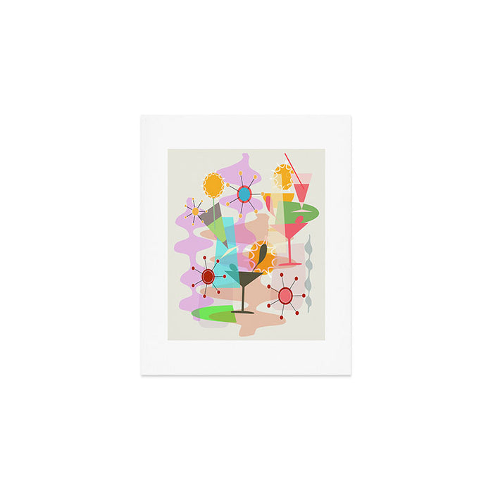 Retro Summer Party Art Print Gallery Image 1
