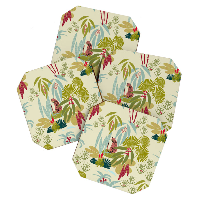 Savanna Leopard Coaster Gallery Image 1