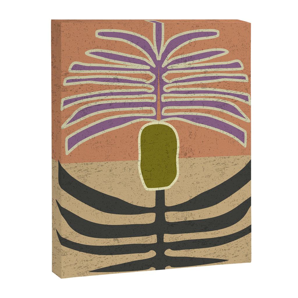 Stylized Palm Tree Canvas Print Gallery Image 6