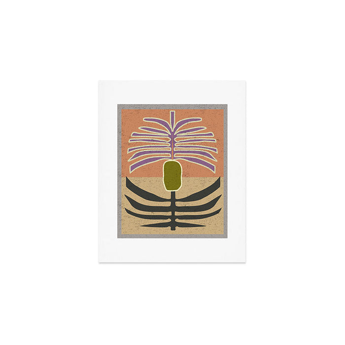 Stylized Palm Tree Art Print Gallery Image 1