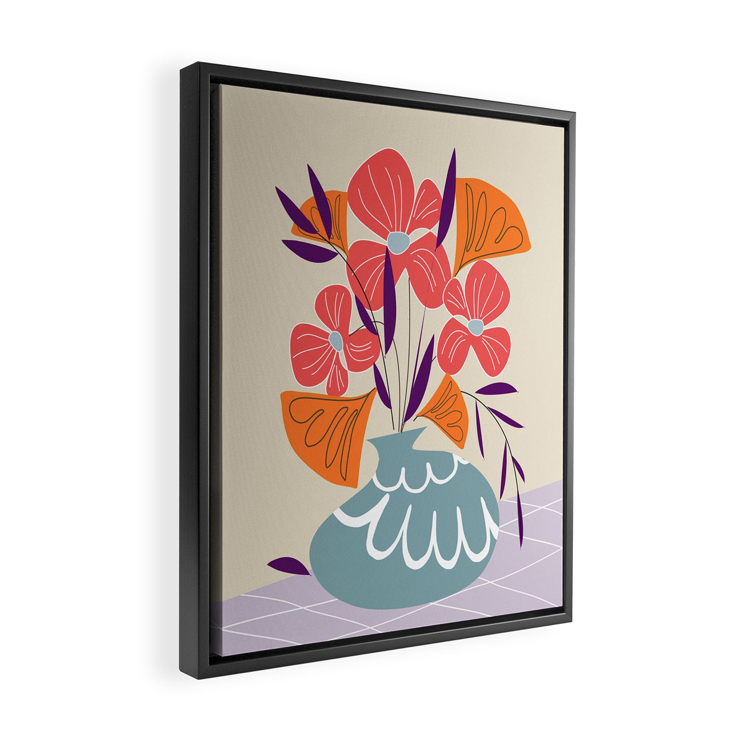 Summer bunch Framed Canvas Print Gallery Image 2