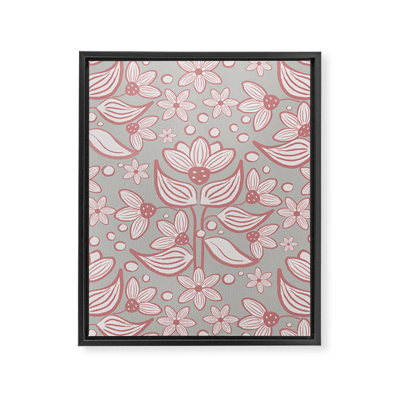 Sweet Florentia Pink Framed Canvas Print Gallery Image 8