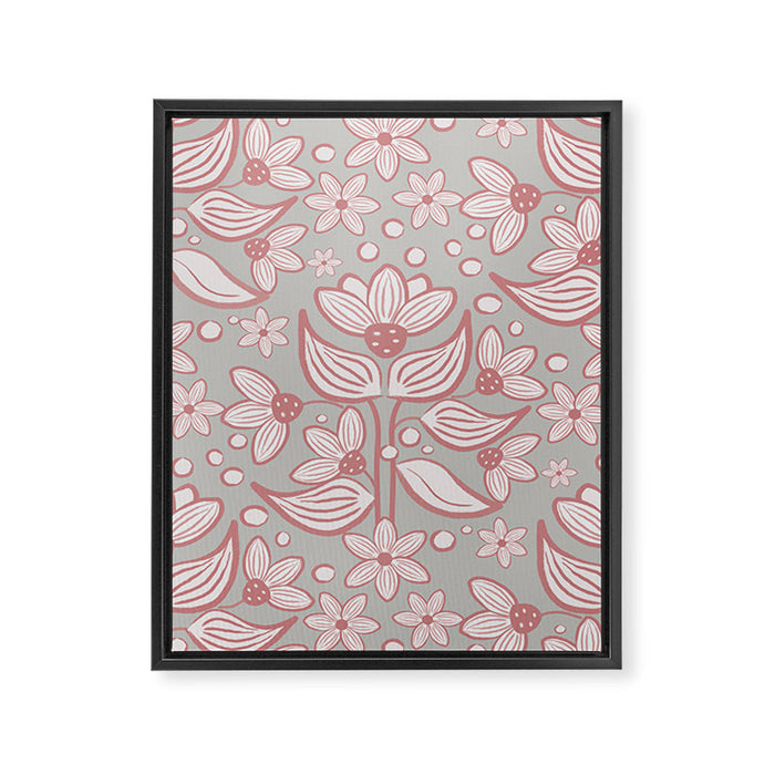 Sweet Florentia Pink Framed Canvas Print Gallery Image 1