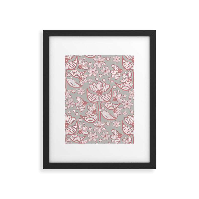 Sweet Florentia Pink Framed Art Print Gallery Image 6