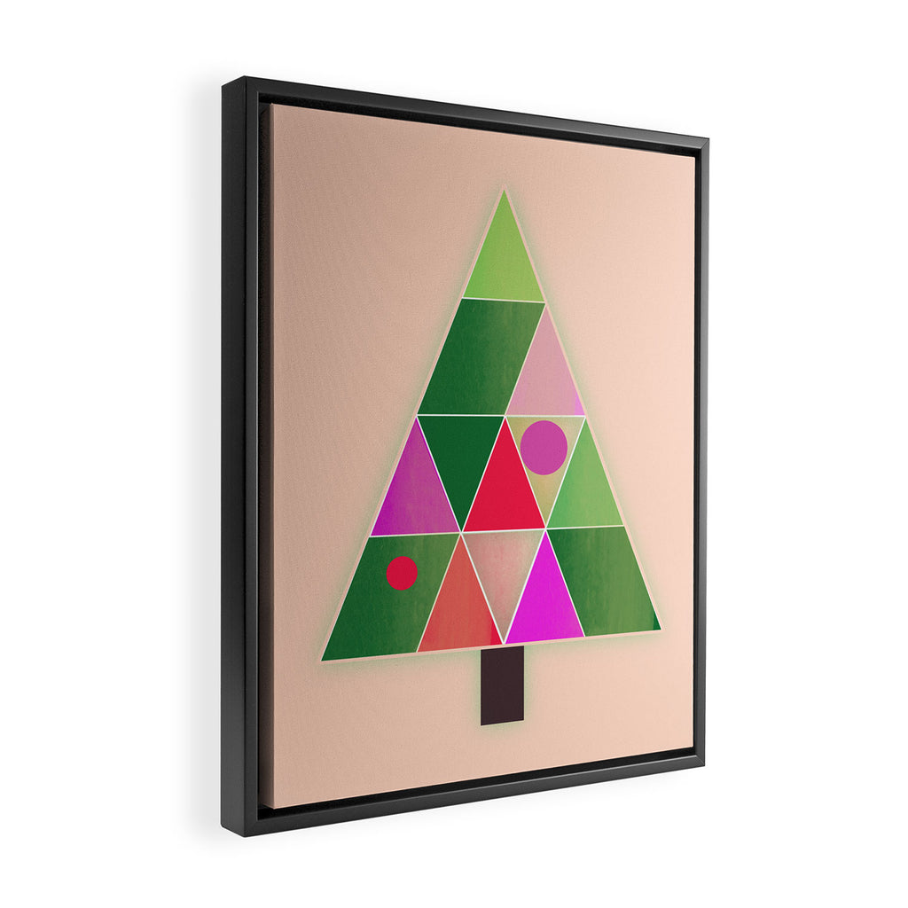 Tannenbaum Christmas Tree Framed Canvas Print Gallery Image 2