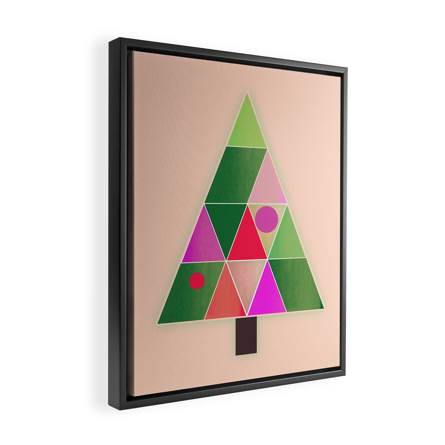 Tannenbaum Christmas Tree Framed Canvas Print Gallery Image 2