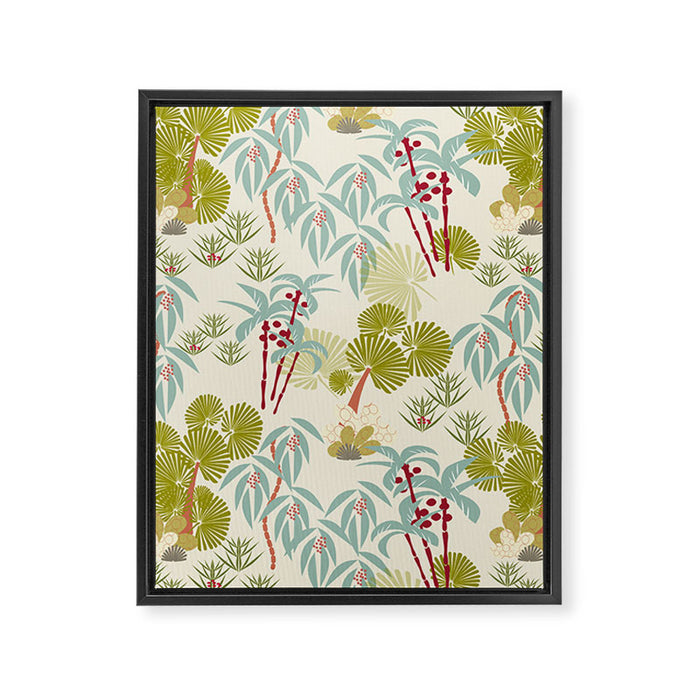 Tropical Spring Framed Canvas Print Gallery Image 1