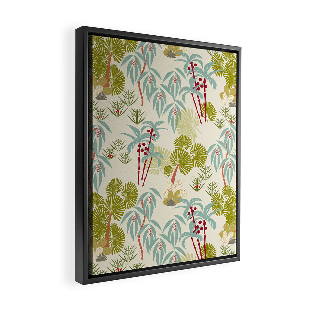 Tropical Spring Framed Canvas Print Gallery Image 2
