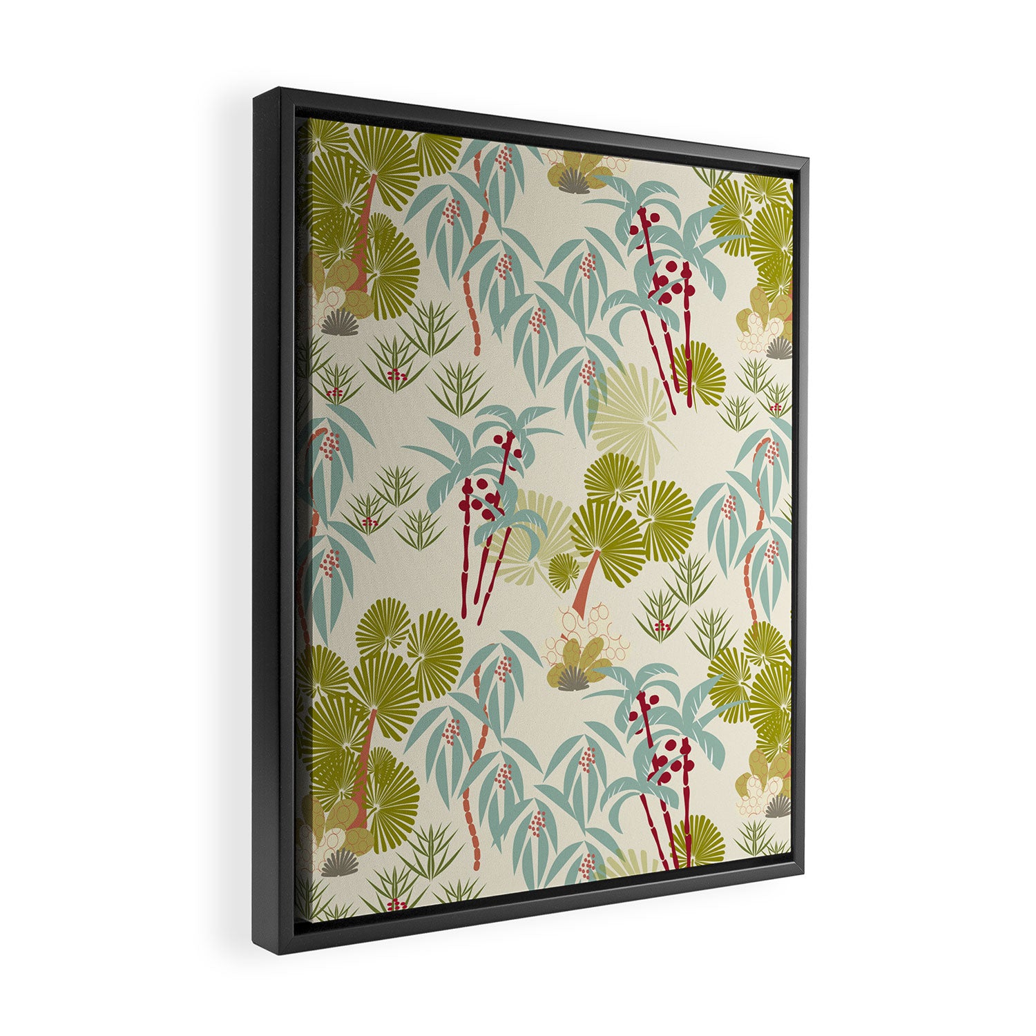 Tropical Spring Framed Canvas Print Gallery Image 2