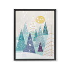 Winter Landscape Framed Canvas Print Gallery Image 8