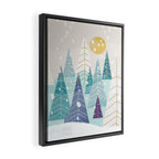Winter Landscape Framed Canvas Print Gallery Image 2