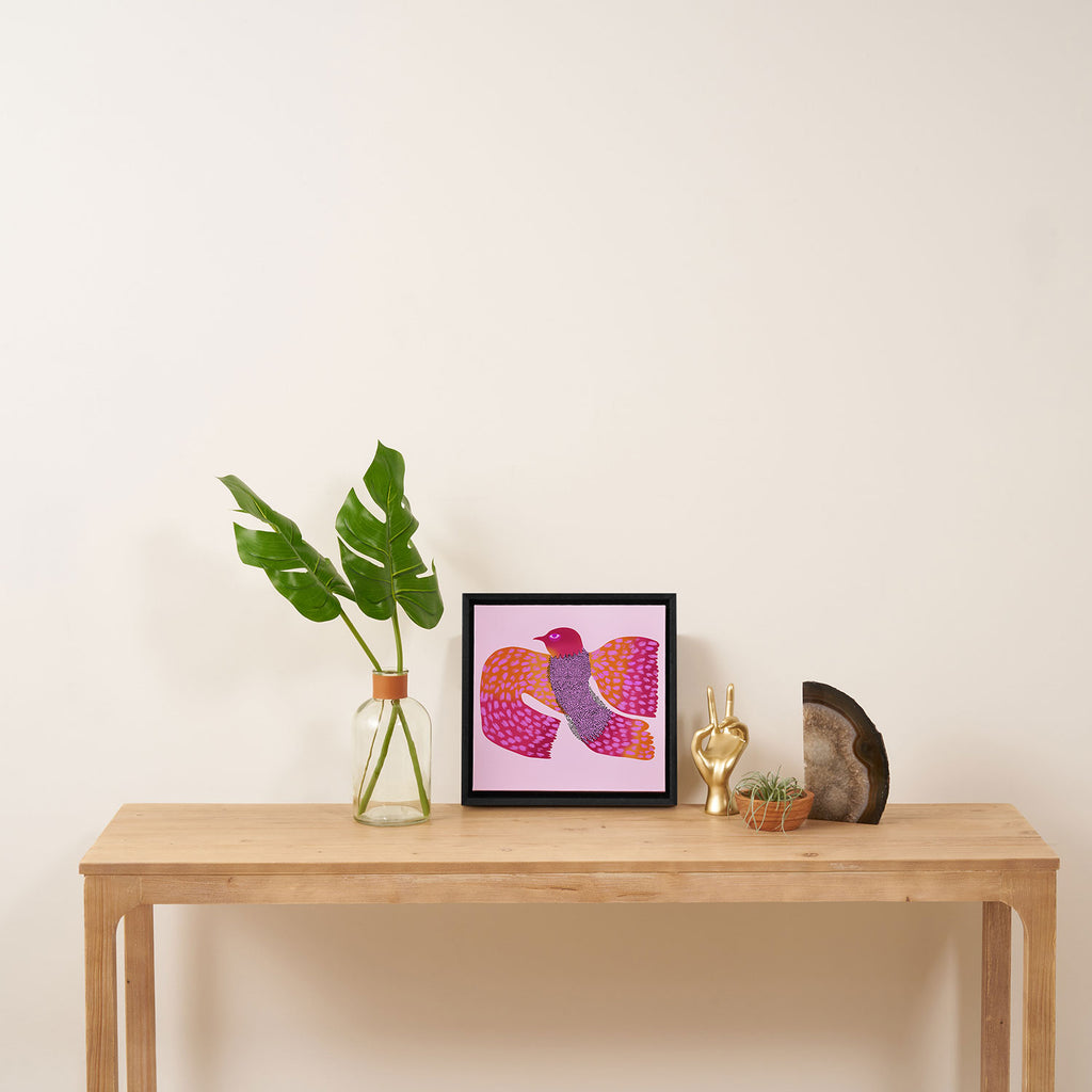 Wild Bird Framed Canvas Print Gallery Image 3
