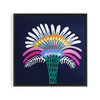 Zelestial Flower Framed Canvas Print Gallery Image 3