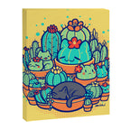 Catcus Patch Canvas Print Gallery Image 8